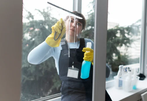 Nettoyage de vitres intérieures et extérieures à la Forest-Landerneau